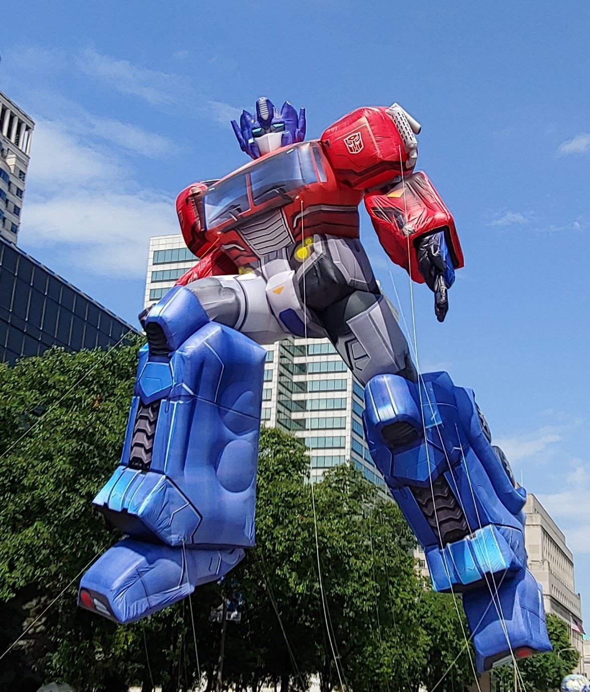 Optimus Prime balloon in St. Louis 4th of July parade